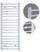 Radiator për banjo Ambra R, 50x120cm, i bardhë