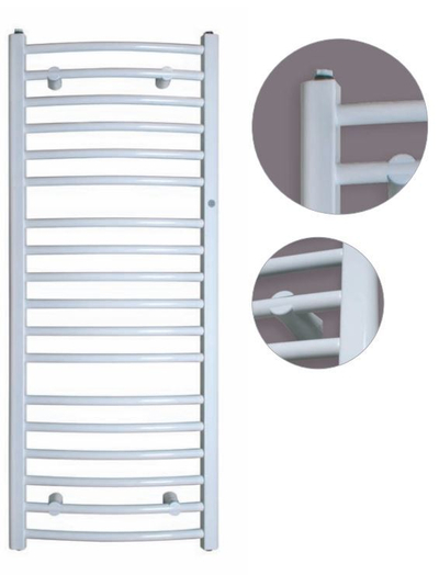 Radiator për banjo Ambra R, 50x120cm, i bardhë