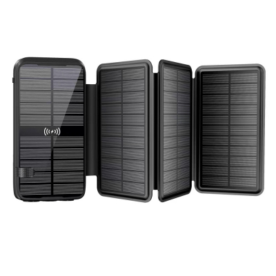 Power bank diellor Wodasport Solarwings T16P4, 16000 mAh, 4 panele dielli, i zi