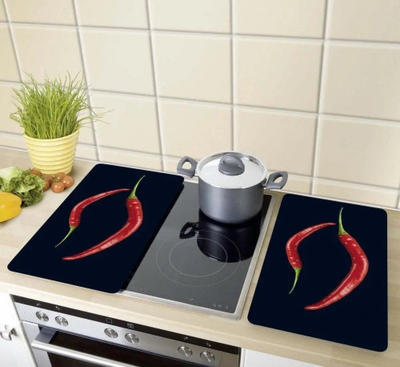 Kapak mbrojtës për sobë Brayden Studio Pepper Duo, xham i fortë, set