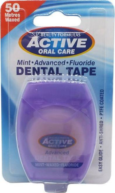 Fije dhëmbësh Active Oral Care Dental Tape, me ment, me fluor, 50m