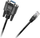 Kabllo RS232 në RJ45, 1.8m, e zezë