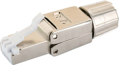 Kabllo rrjeti Schwaiger Network Connector, CAT8.1, 0.05 m, argjendi
