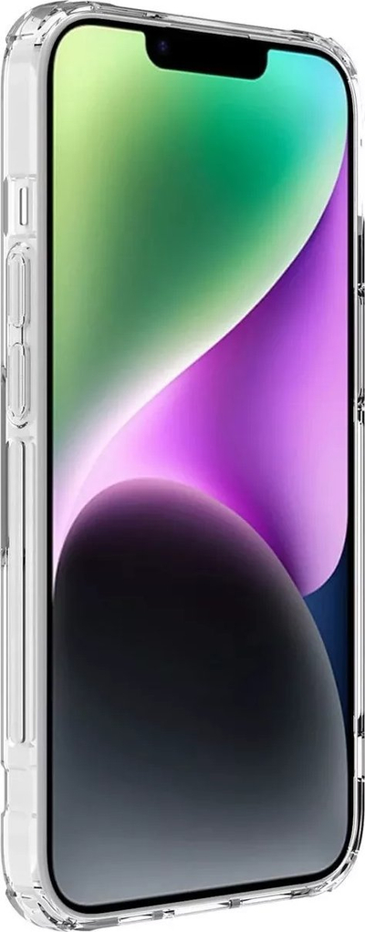 Mbrojtëse telefoni Nillkin Nature TPU Pro Magnetic për iPhone 15, MagSafe, transparente