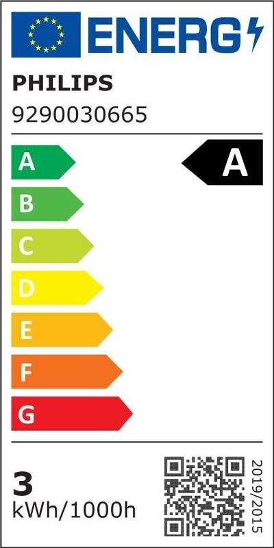 Llampë LED Philips Lighting GLS A60, 2.3W, E27, 4000K, transparente
