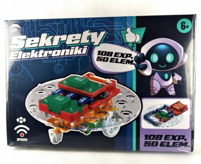 Set edukativ elektronik Dromader Secrets of Electronics Intelligent Vehicle, 108 eksperimente, mbi 6 vjeç, shumëngjyrësh