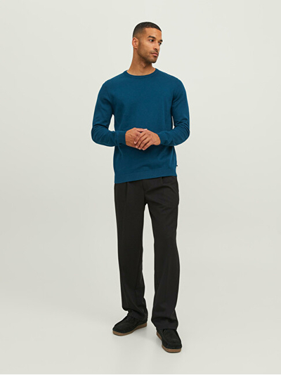Triko Jack&Jones JJEBASIC 12137190 Sailor Blue