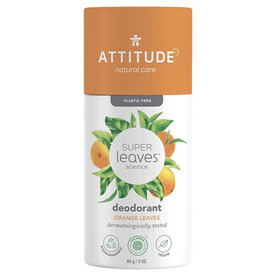 Deodorant natyral ATTITUDE Super Leaves, 85 g