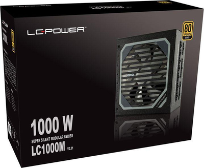 Burim energjie LC-Power Super Silent Modular LC1000M V2.31 ATX, 1000W