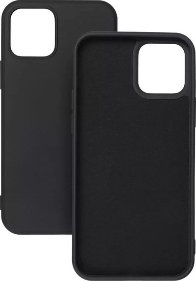 Mbulesë silikoni Forcell për iPhone 15, matte, e zezë
