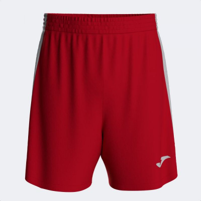 Кратки спортски панталони Joma Glasgow II Kids, за деца, полиестер, црвено и бело