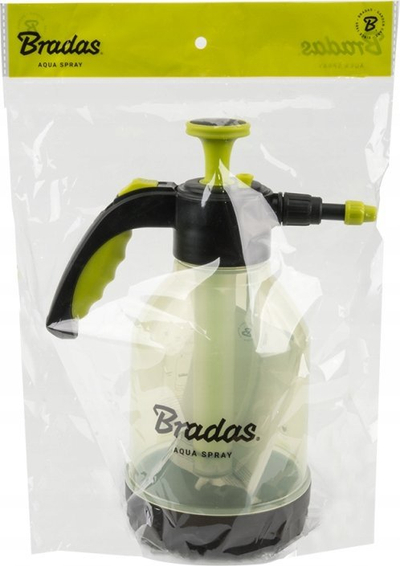 Прскалка со притисок Aqua Spray, 1.5L, проѕирна пластика, сина