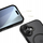 Mbështjellës telefoni Tech-Protect MagMat MagSafe për iPhone 17, TPU dhe polikarbonat, kompatibil me MagSafe, i zi mat