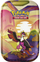 Kuti letra Pokemon TCG Scarlet &amp; Violet 6.5 Shrouded Fable Mini Tin, 2 booster packs, kuti e vogël metalike koleksionuese, me shumë ngjyra