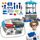 Set lodër mjeku Mega Creative MEDICAL SET, me shportë, blu gri