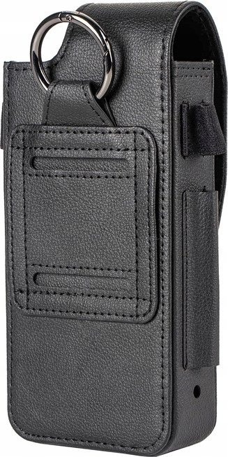 Këllëf me kapse Ulefone Armor për Armor 26, lëkurë, i zi