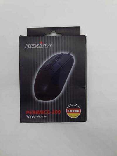Maus Perixx PERIMICE-209, со USB кабел, 1000 DPI, црн