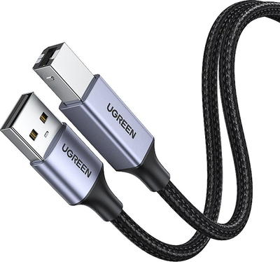Kabllo USB 2.0 Ugreen A në B, 5m, e zezë