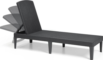 Karrige plazhi Luxurious Allibert JAIPUR, grafit
