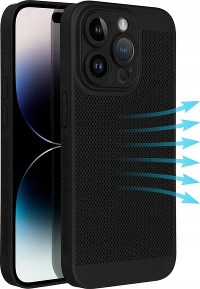 Mbulesë telefoni OEM BREEZY për Samsung Galaxy S23, plastike, e zezë
