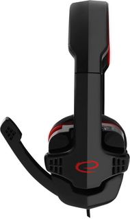 Kufje gaming Esperanza Raven EGH310R, stereo, me mikrofon, të kuqe