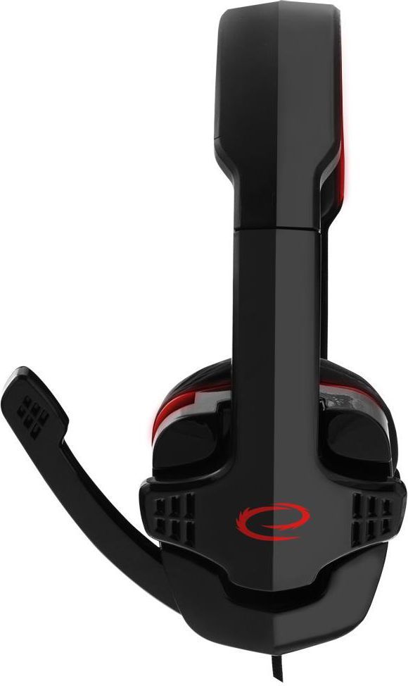 Kufje gaming Esperanza Raven EGH310R, stereo, me mikrofon, të kuqe