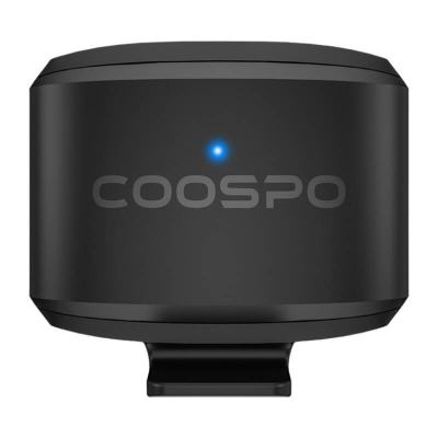 Sensor shpejtësie biçiklete Coospo BK9S, Bluetooth 5.0, ANT+, i zi