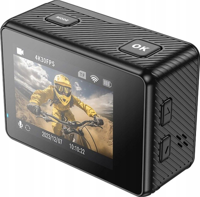 Kamerë sportive Hoco DV101, 4K 30fps, Wi‑Fi, e zezë