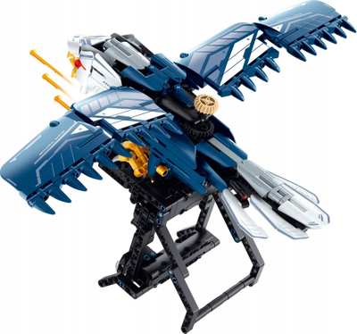 Lodër ndërtimi iM.Master Falcon, 630 pjesë, model skifter mekanik, blu