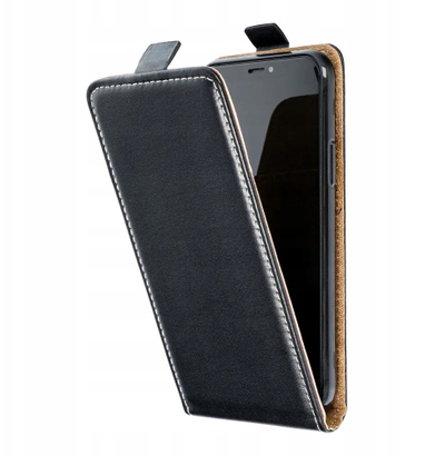 Futrollë libri OEM Slim Flexi Fresh për Samsung A17 Oppo A17k, me kapak flip, me magnet, e zezë