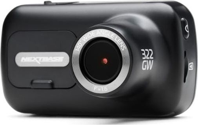Камера за безбедност за автомобил Nextbase 322GW, Full HD 1080p, екран 2.5\", црна