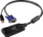 Kabllo KVM Aten KA-7570, përzierje RJ45-VGA/USB, e zezë