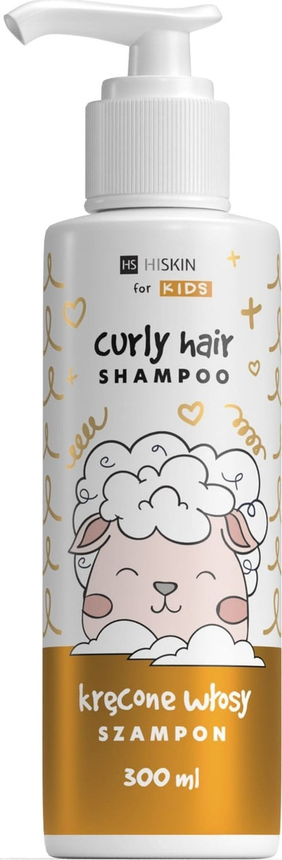 Шампон за деца Hs Hiskin Kids Curly Hair, за кадрава коса, 300ml