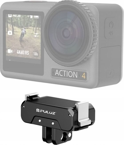 Adapter Puluz PU995B për GoPro 1/4" te DJI Osmo Action 3 4, i zi