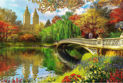 Puzzle druri Trefl Wood Craft Central Park, 500 copa, për të rritur, shumëngjyrësh
