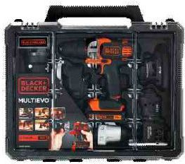 Trapano–kaçavidë pa kabllo Black &amp; Decker BDCHD18BOA, 18V, me set aksesorësh, portokalli me të zezë