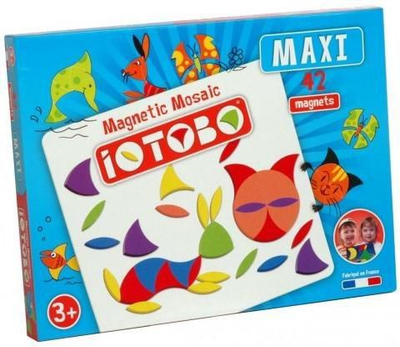 Lodër mozaik magnetik Iotobo My First Iotobo Maxi, 42 copa, për moshën 3+