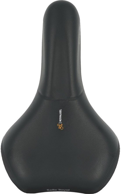 Selë biçiklete Selle Royal Brave, Royalgel, për çiklizëm urban, e zezë