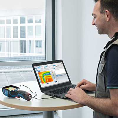 Термална камера Bosch GTC 400C, 12V, WiFi, сина