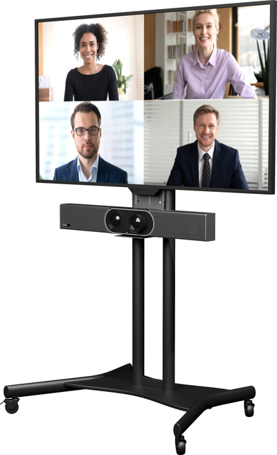 Mbajtës TV Yealink VCS TVMount2, komplet për TV, i zi