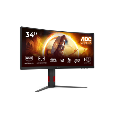 Гејминг монитор AOC CU34G4, 34\", Wide Quad HD, црн