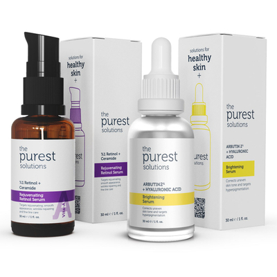 Set: Serum ndriçues The Purest Solutions (30 ml) + Serum Retinol rinovues The Purest Solutions (30 ml)