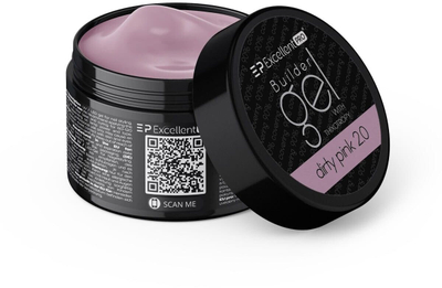 Xhel ndërtues Excellent Pro Dirty Pink, 15g, me tiksotropi, rozë
