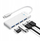 Hub USB Orico PAPW4A-C3, 4 porte USB-A 3.0, USB-C, 0.5m, i bardhë