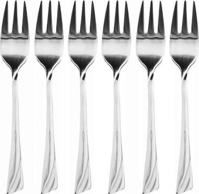 Pirunë ëmbëlsire KingHoff KH-1532, set 6 copë, çelik inox, me shkëlqim