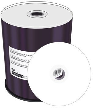 Оптички диск MediaRange DVD+R Professional, 8x, целосен печат, пакување 100 парчиња