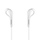 Слушалки во уво Samsung EHS64AVFWE, стерео, 3.5 mm приклучок, бели