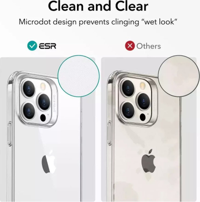 Këllëf telefoni ESR Essential Zero për iPhone 14 Pro Max 6.7", silikon, transparent