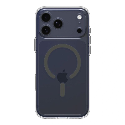 Mbulesë telefoni Spigen Ultra Hybrid MagSafe për iPhone 17 Pro Max, transparente graphite
