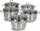 Set tenxheresh Zwieger Rocca, 8 pjesë, çelik inox, me kapakë xhami